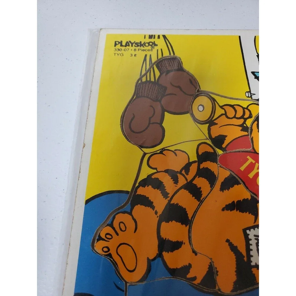Playskool Vintage Hallmark Wood Puzzle 1981 #330-07 TYG VGC